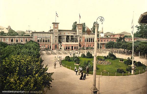 Drugi Dom Zdrojowy wzniesiony w 1881 r. Zdjęcie z ok. 1890 r. (US Library of Congress), za: www.dawnysopot.pl.
